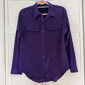 Apt. 9 Purple Botton Down Top